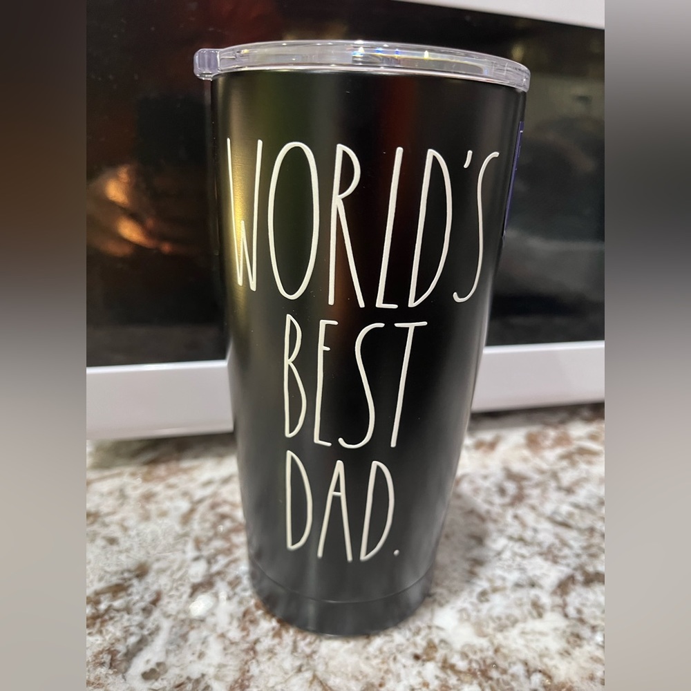 Insulated Stainless Steel Tumbler 17oz/500ml. World’s Best Dad